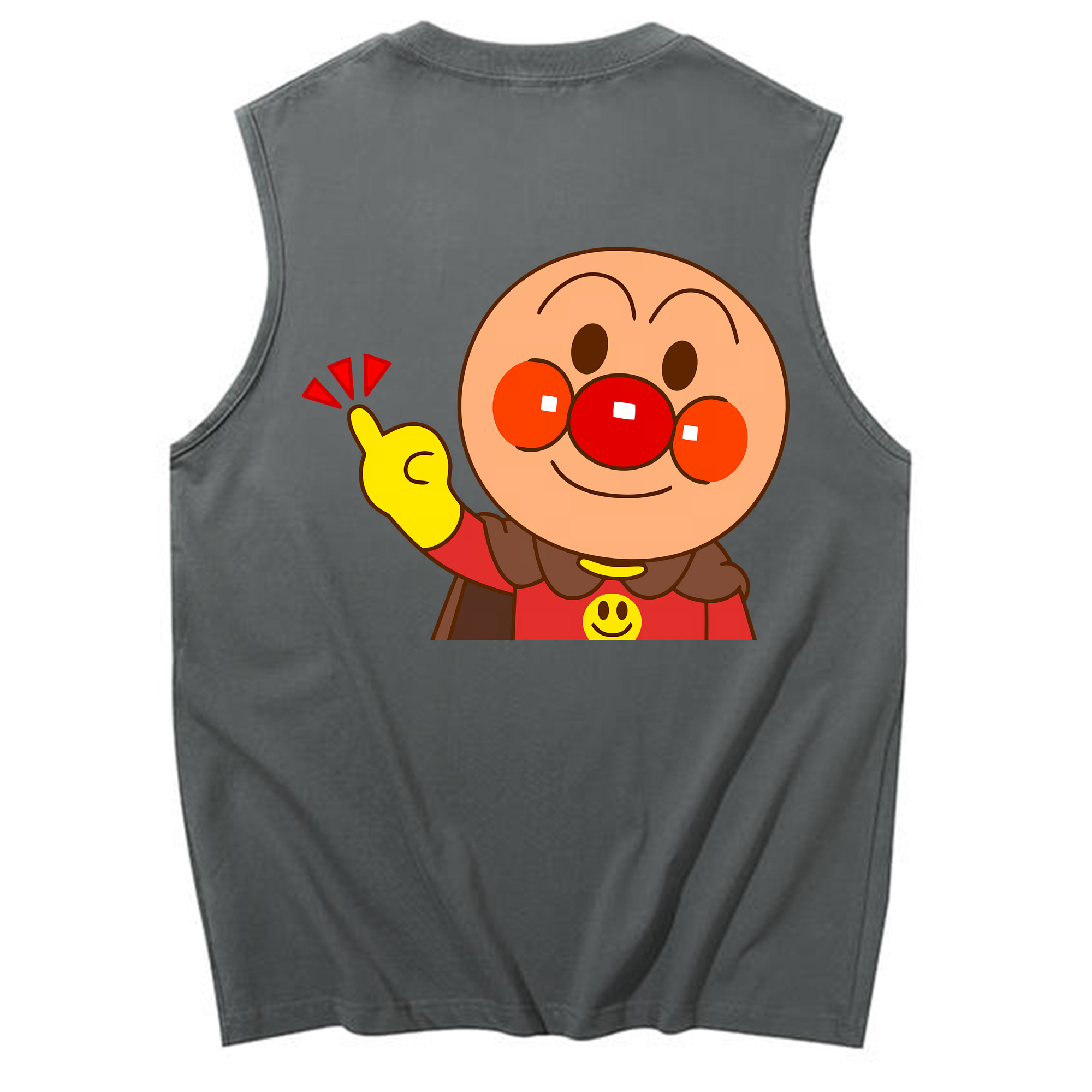 （画像用） アンパンマン Anpanman コットン100％タンクトップ（背面プリント）